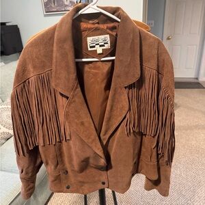 Vintage 80s/90s Suede Tassel Jacket
